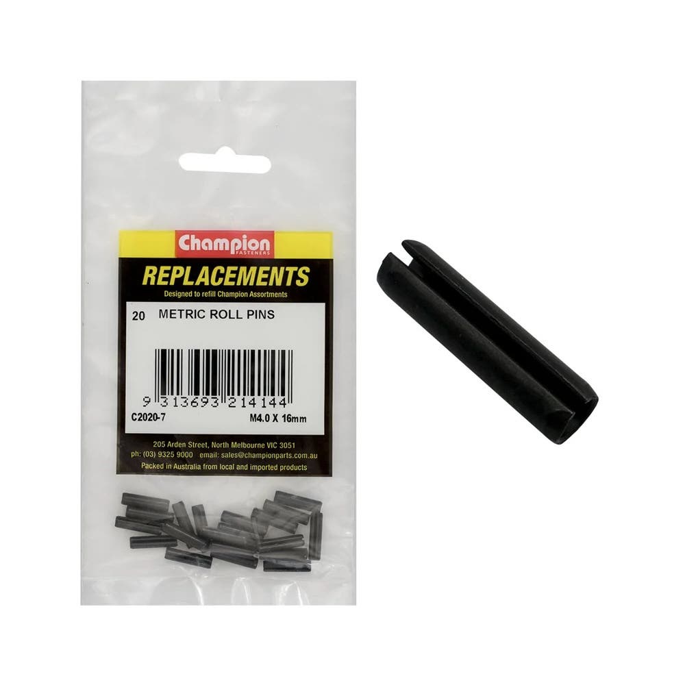 Grab Kit Refill - Pin Roll Black 4 X 16mm Pk 20_270781_C2020-7