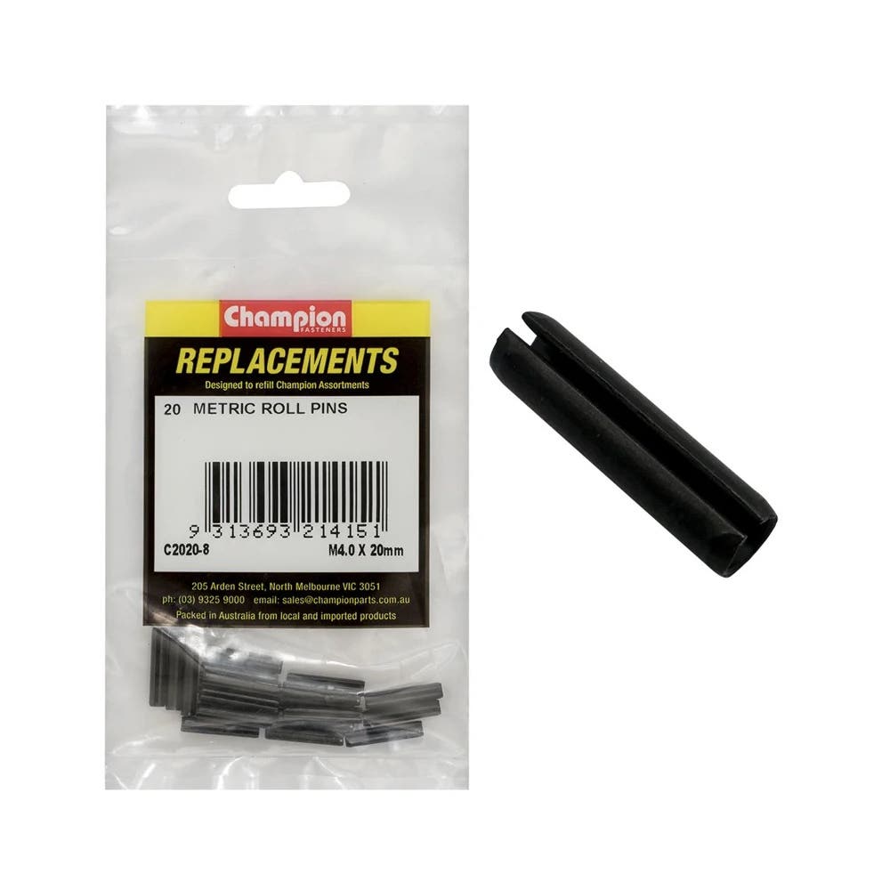 Grab Kit Refill - Pin Roll Black 4 X 20mm Pk 10_270060_C2020-8
