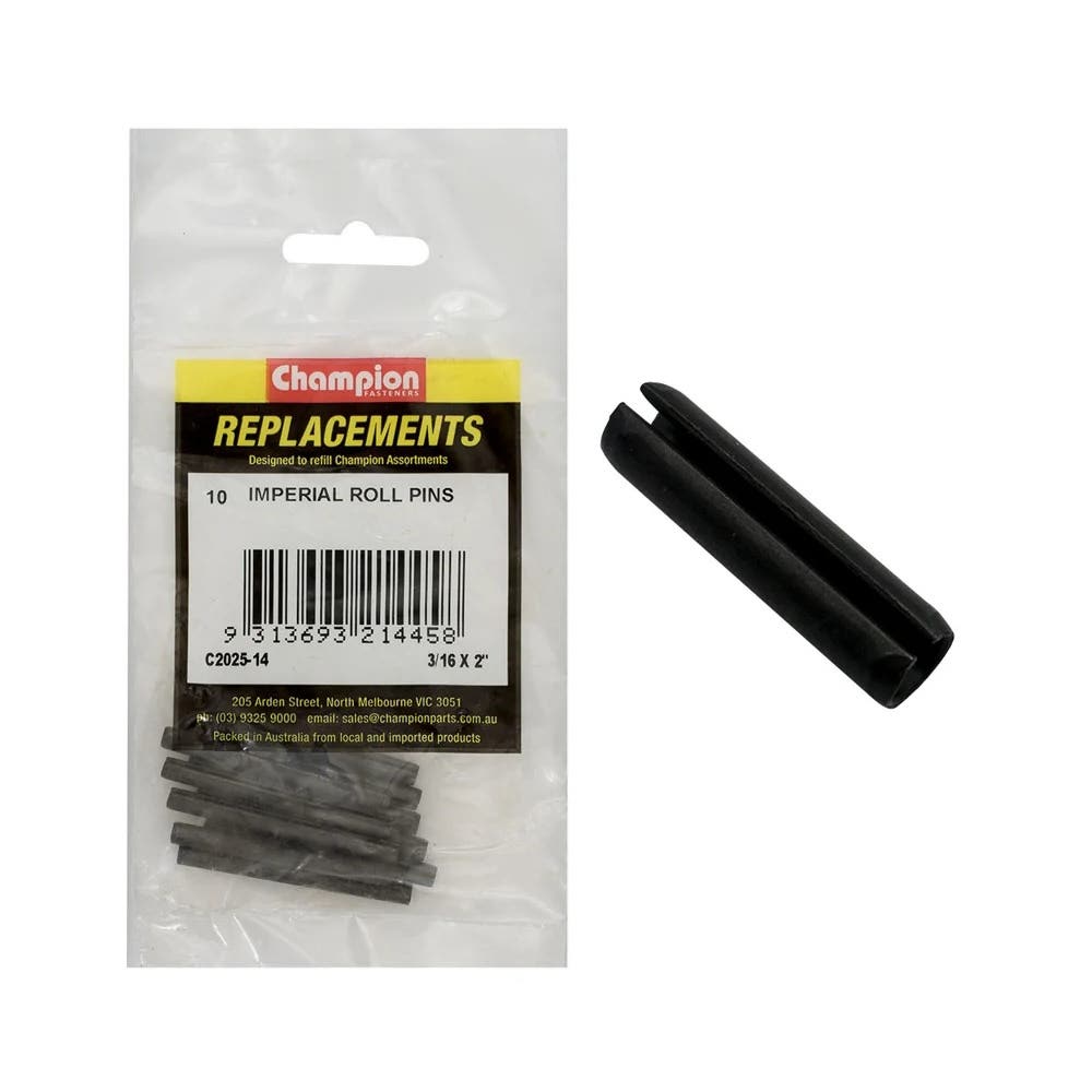 Grab Kit Refill - Pin Roll Black 3/16 x 2'' Pk 10_173680_C2025-14