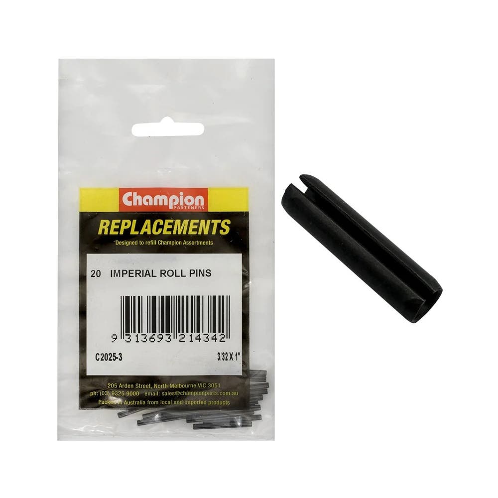 Grab Kit Refill - Pin Roll Black 3/32 x 1'' Pk 20_291240_C2025-3