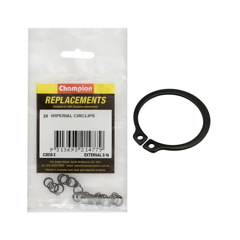 Assortment Refills 5/16'' Imperial External Circlip_40029940_C2035-2
