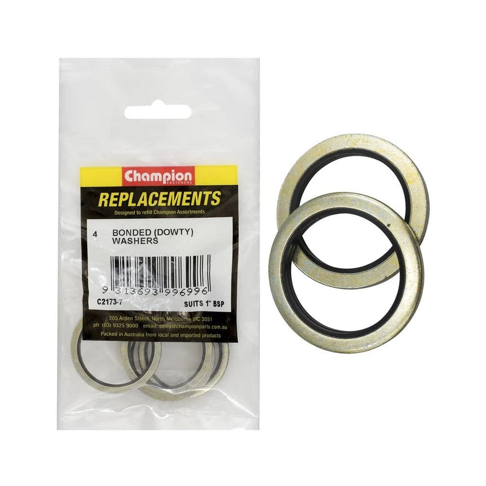 Grab Kit Refill - Washer Bonded Seal Dowty 1'' BSP Pk 4 – ATOM