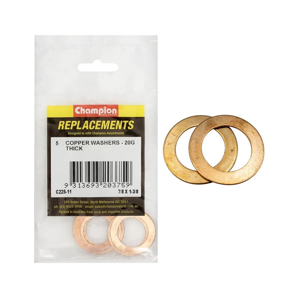 Grab Kit Refill - Washer Copper 7/8 x 1-3/8'' Pk 5_79903701_C225-11