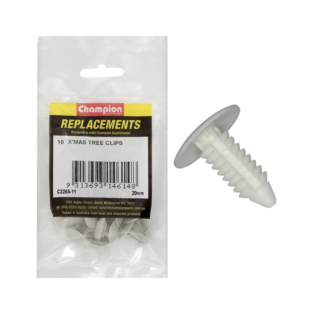 Grab Kit Refill - Clip Xmas Tree Blue 20mm Pk 10_187341_C2265-11