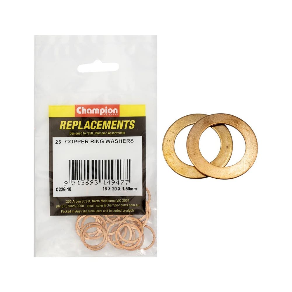 Grab Kit Refill - Washer Copper Fuel Injection 16 x 20 x 1.5mm Pk 25_98889793_C226-10
