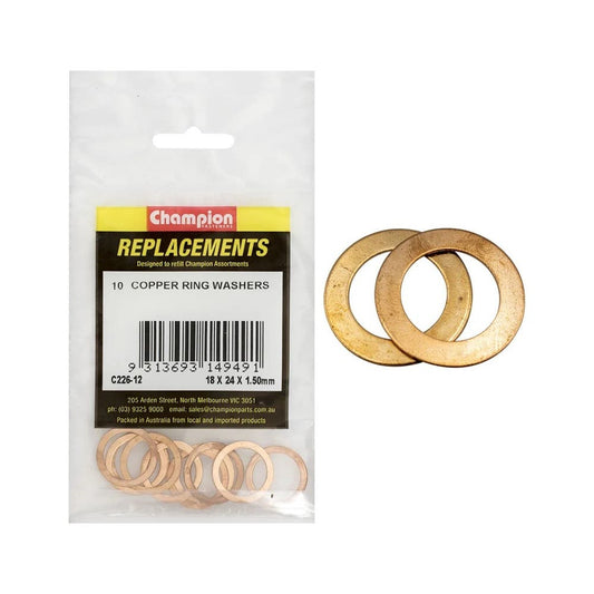 Grab Kit Refill - Washer Copper Fuel Injection 18 x 24 x 1.5mm Pk 10_93290153_C226-12