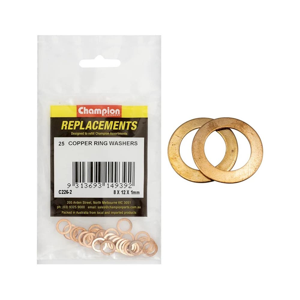 Assortment Refills 8 X 12 X 1 Washer Ring Copper_40029955_C226-2