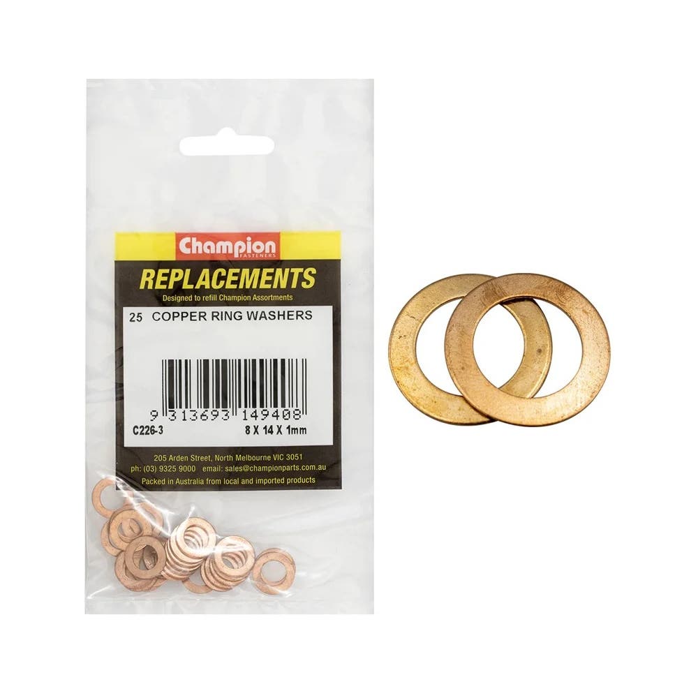 Assortment Refills 8 X 14 X 1 Washers Ring Coppers_40029956_C226-3