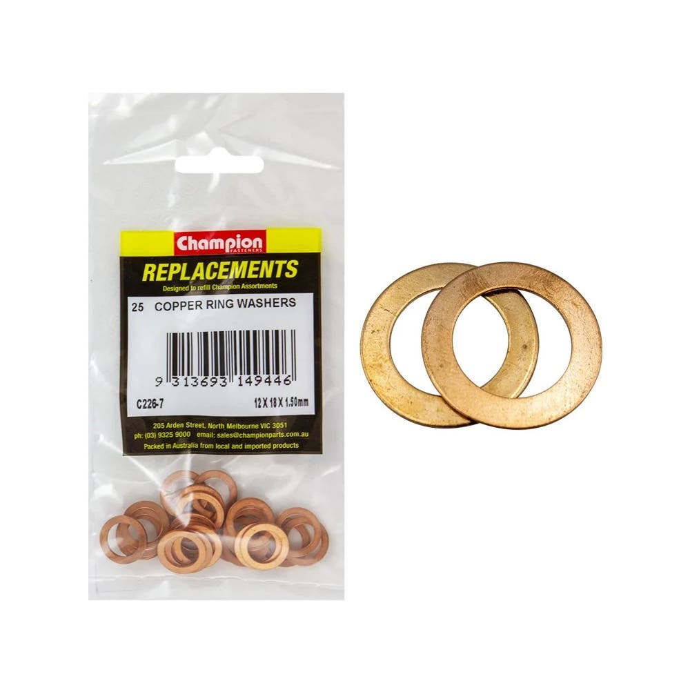 Assortment Refills 12 X 18 X 1.5 Washer Ring Copper_40029960_C226-7