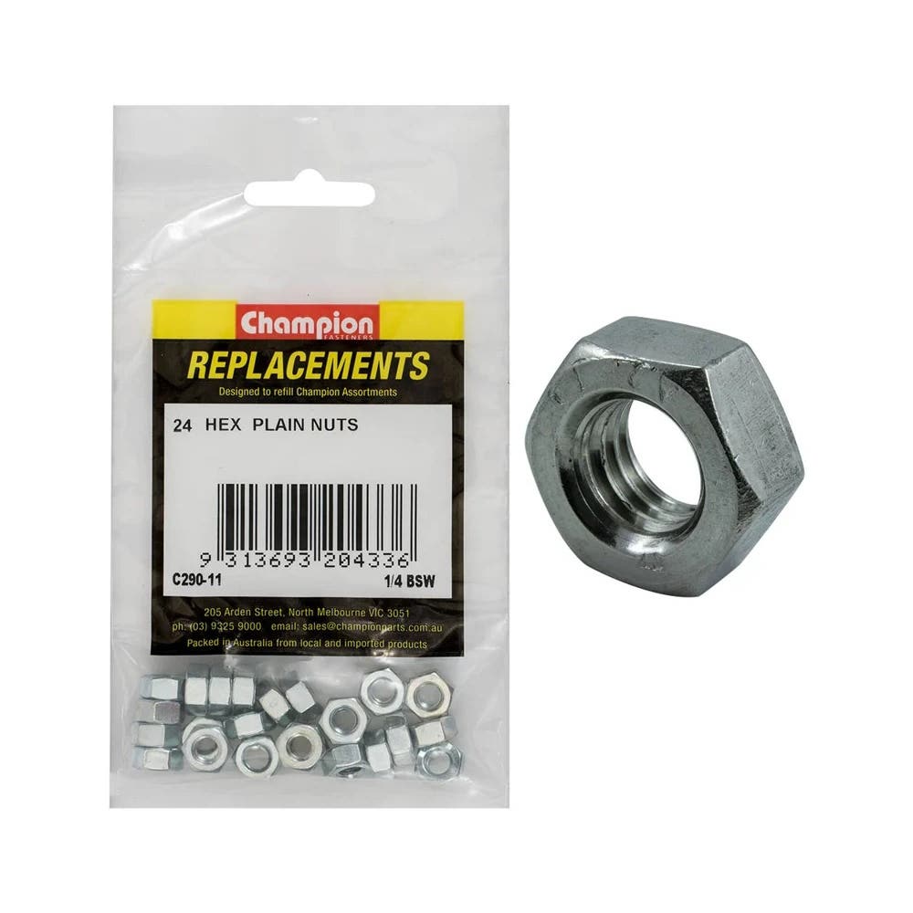 Grab Kit Refill - Nut Hex Head BSW 1/4'' Pk 24_93298080_C290-11