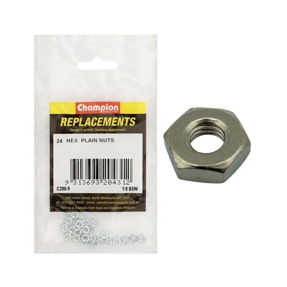 Grab Kit Refill - Nut Hex Head BSW 1/8'' Pk 24_93298078_C290-9