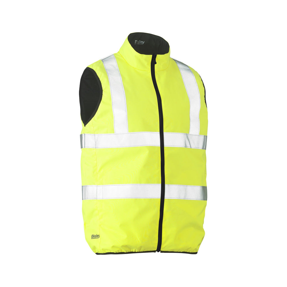 Vest Puffer Reversible Poly Oxford PU Coat Tape Hi Vis Yellow L Bisley_40009367_BV0330HT_BBLYL