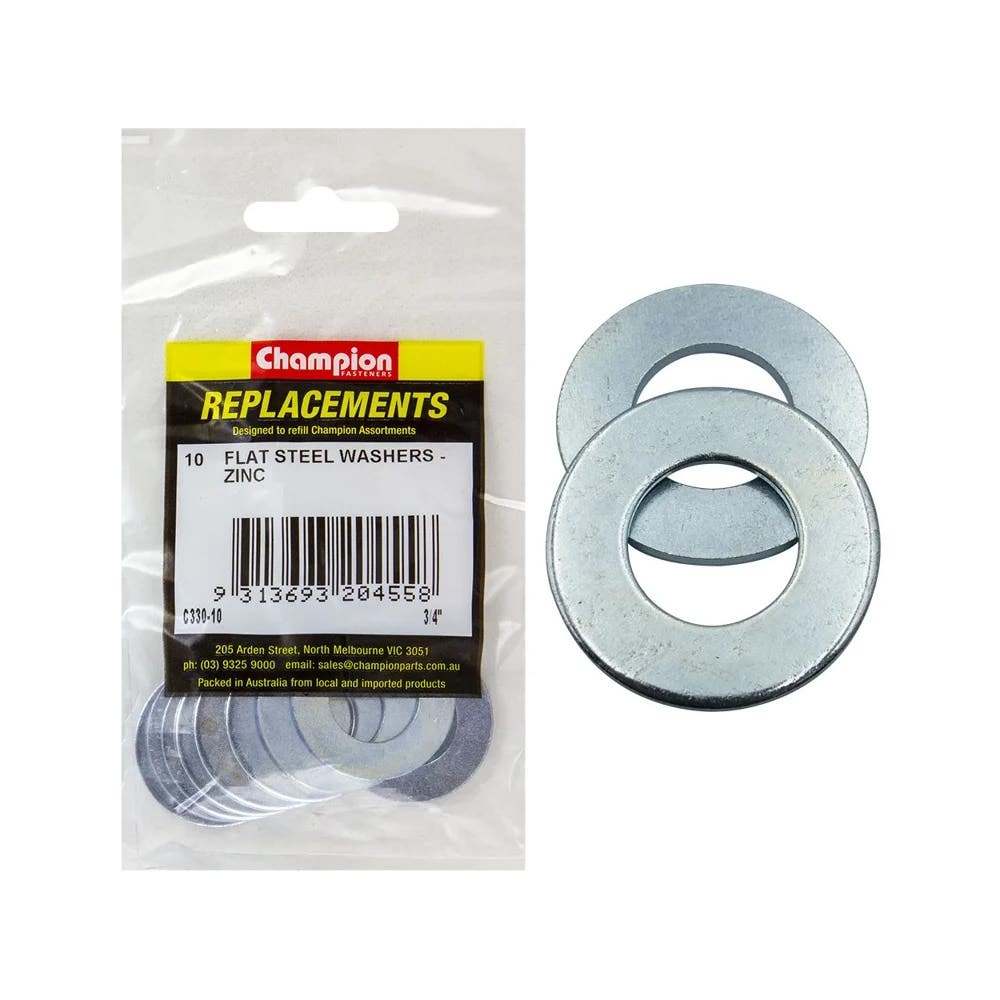 Grab Kit Refill - Washer Flat Zinc 3/4'' Pk 10_188912_C330-10