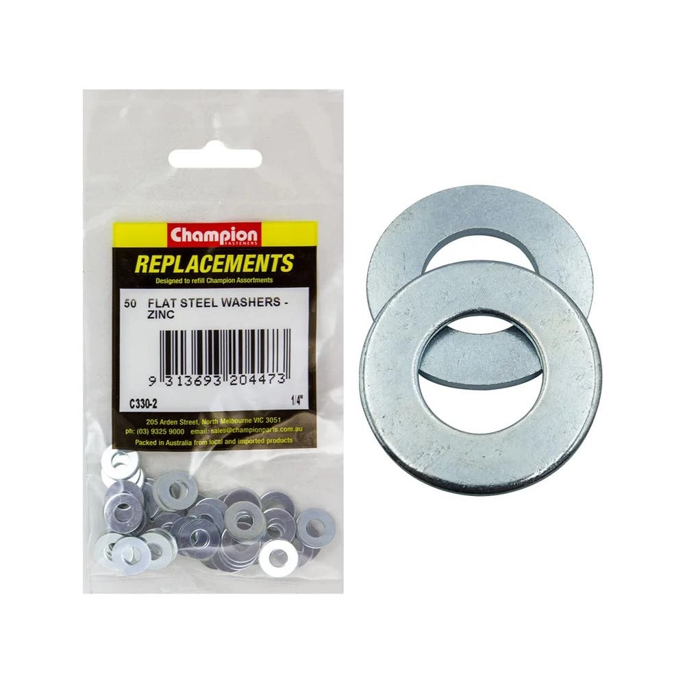Assortment Refills 1/4 Washer Flat Steel_40030000_C330-2