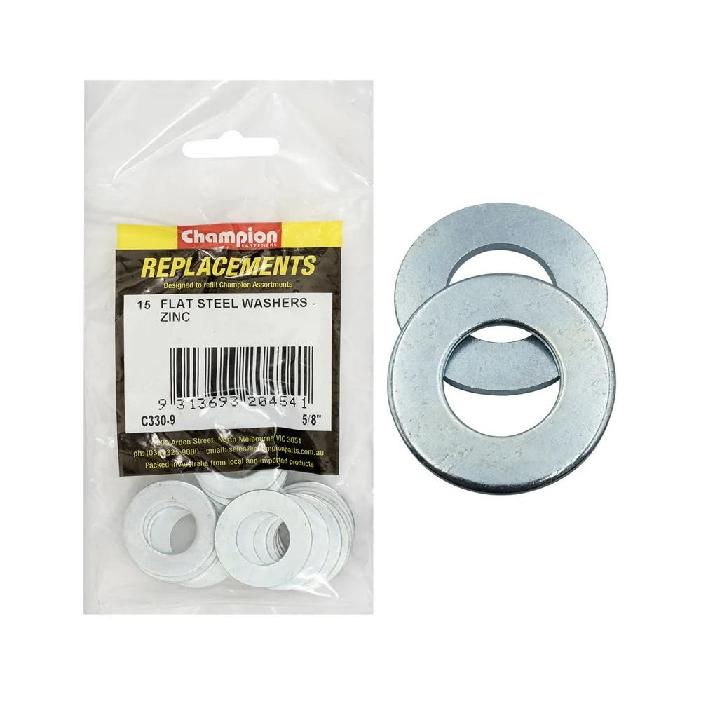 Grab Kit Refill - Washer Flat Zinc 5/8'' Pk 15_184913_C330-9