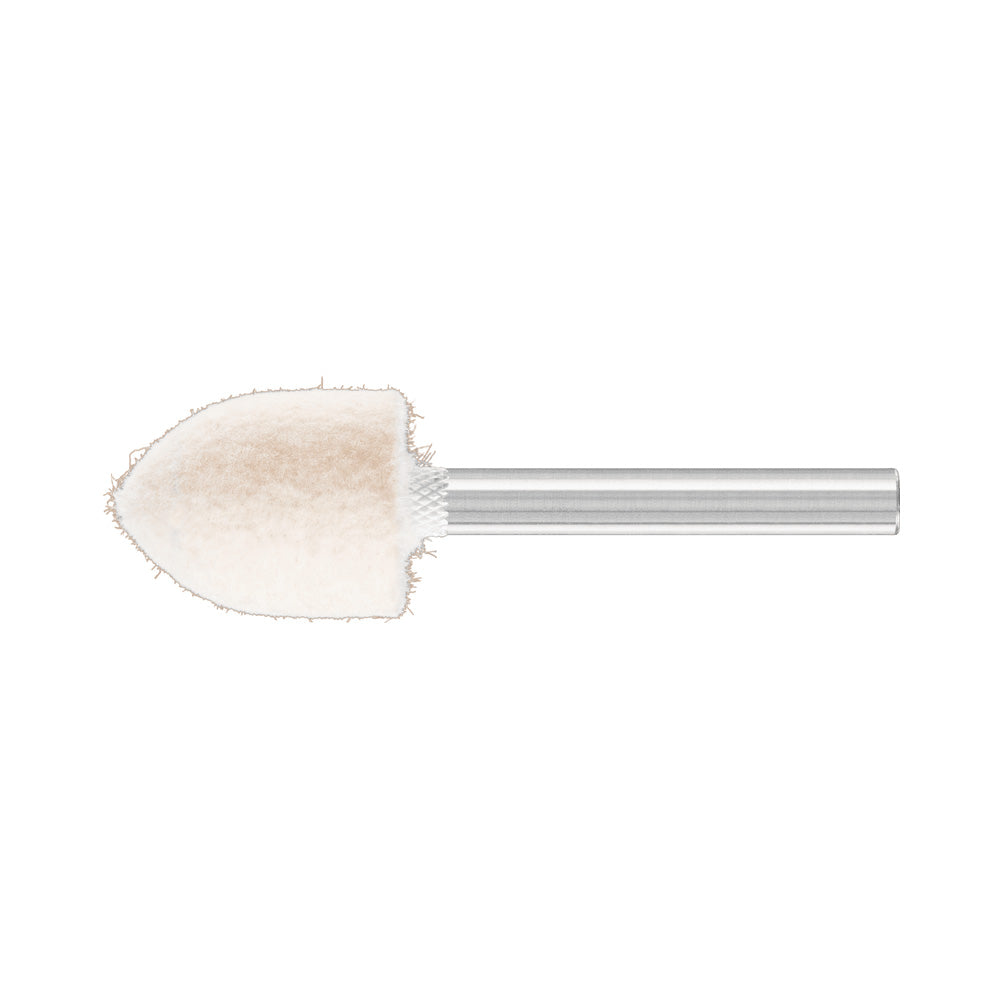 Medium-hard felt polishing points conical pointed shape 20x25 mm shank 6 m_40108211_44152025