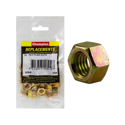 Grab Kit Refill - Nut Hex Head Grade 5 Zinc UNC 3/8'' Pk 30_93298048_C370-19