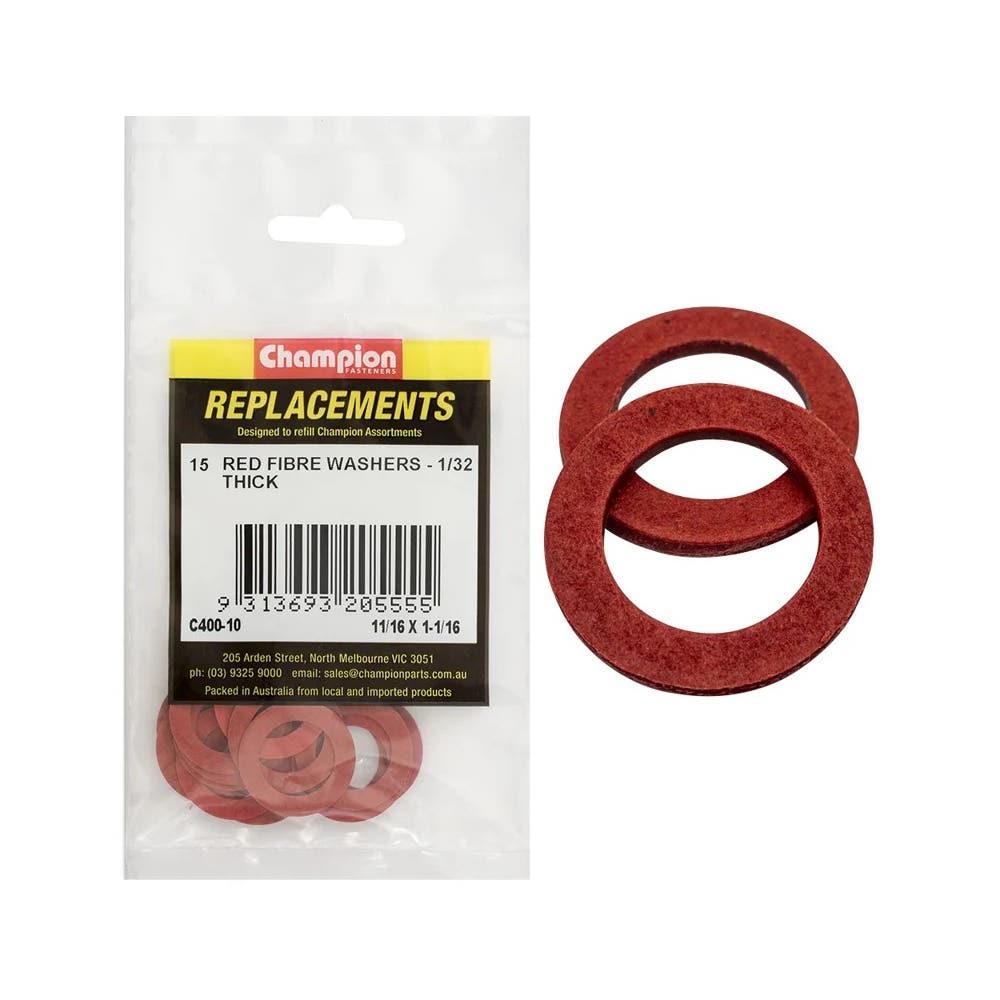 Grab Kit Refill - Washer Fibre 11/16 x 1-1/16 x 1/32'' Pk 15_291199_C400-10