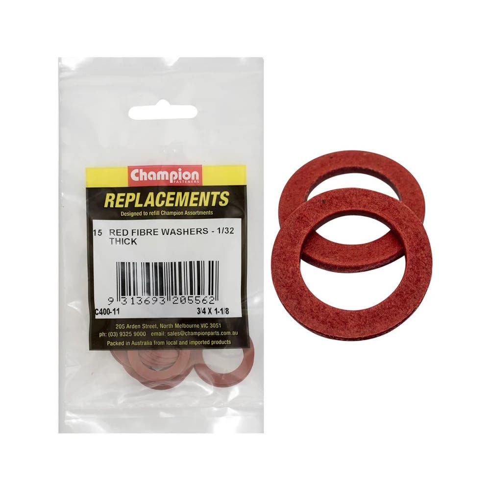 Grab Kit Refill - Washer Fibre 3/4 x 1-1/8 x 1/32'' Pk 15_291197_C400-11
