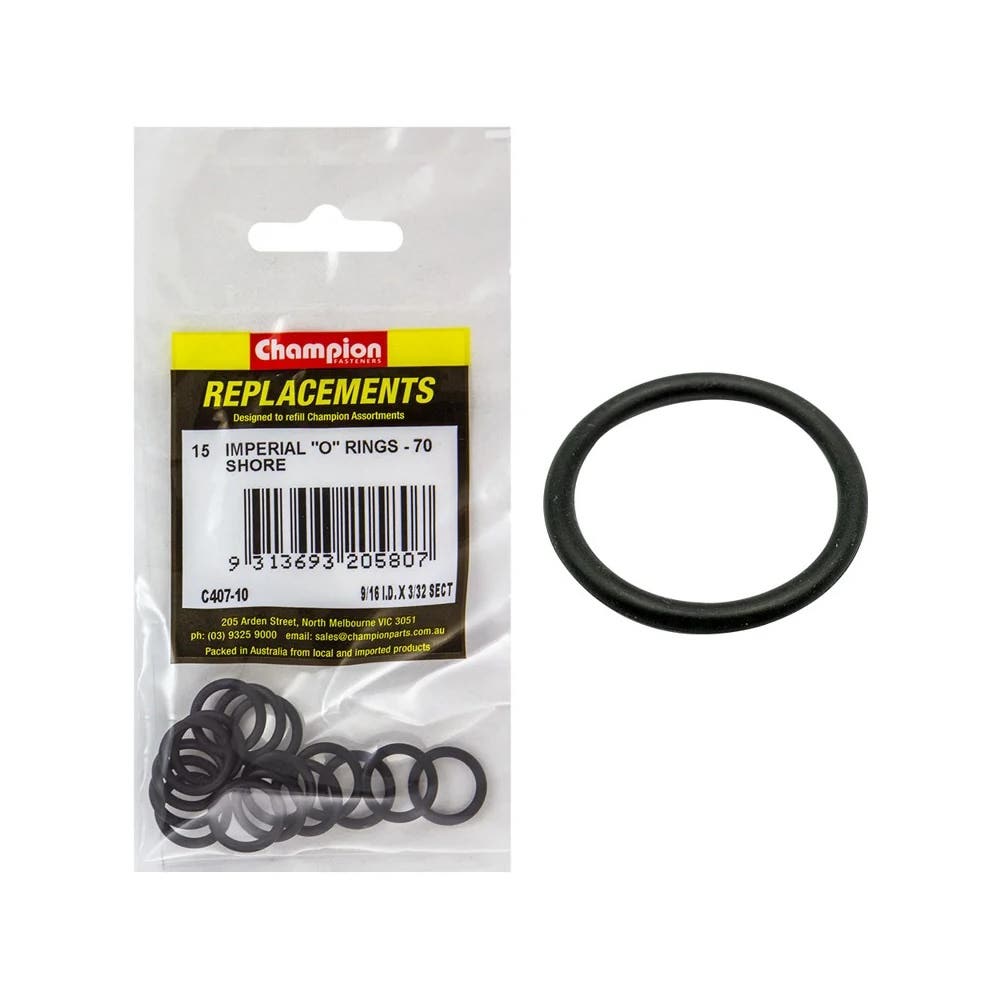 Refill Assortment Kit O-ring 9/16 X 3/32'' Champion Pk 15_403734_C407-10