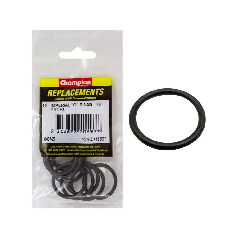 Grab Kit Refill - O-Ring 70 Shore Nitrile 1-3/16 x 1/8'' Pk 10_98889995_C407-23
