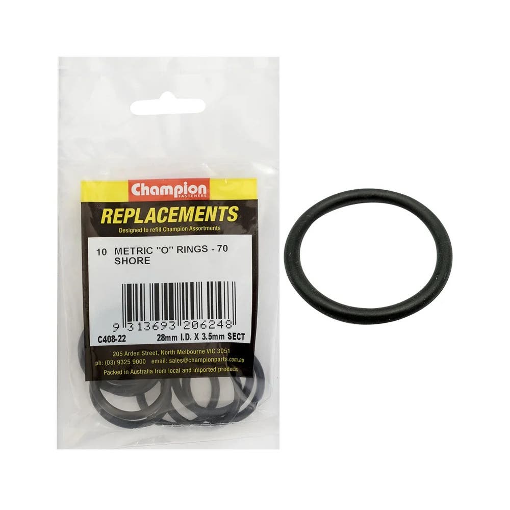 Grab Kit Refill - O-Ring 70 Shore Nitrile 28 x 3.5mm Pk 10_222525_C408-22