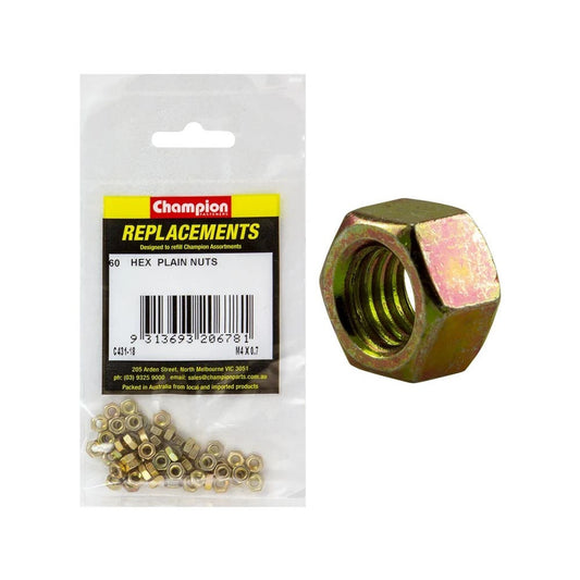 Grab Kit Refill - Nut Hex Head Grade 8.8 Zinc 4 x 0.7mm Pk 60_93298031_C431-18