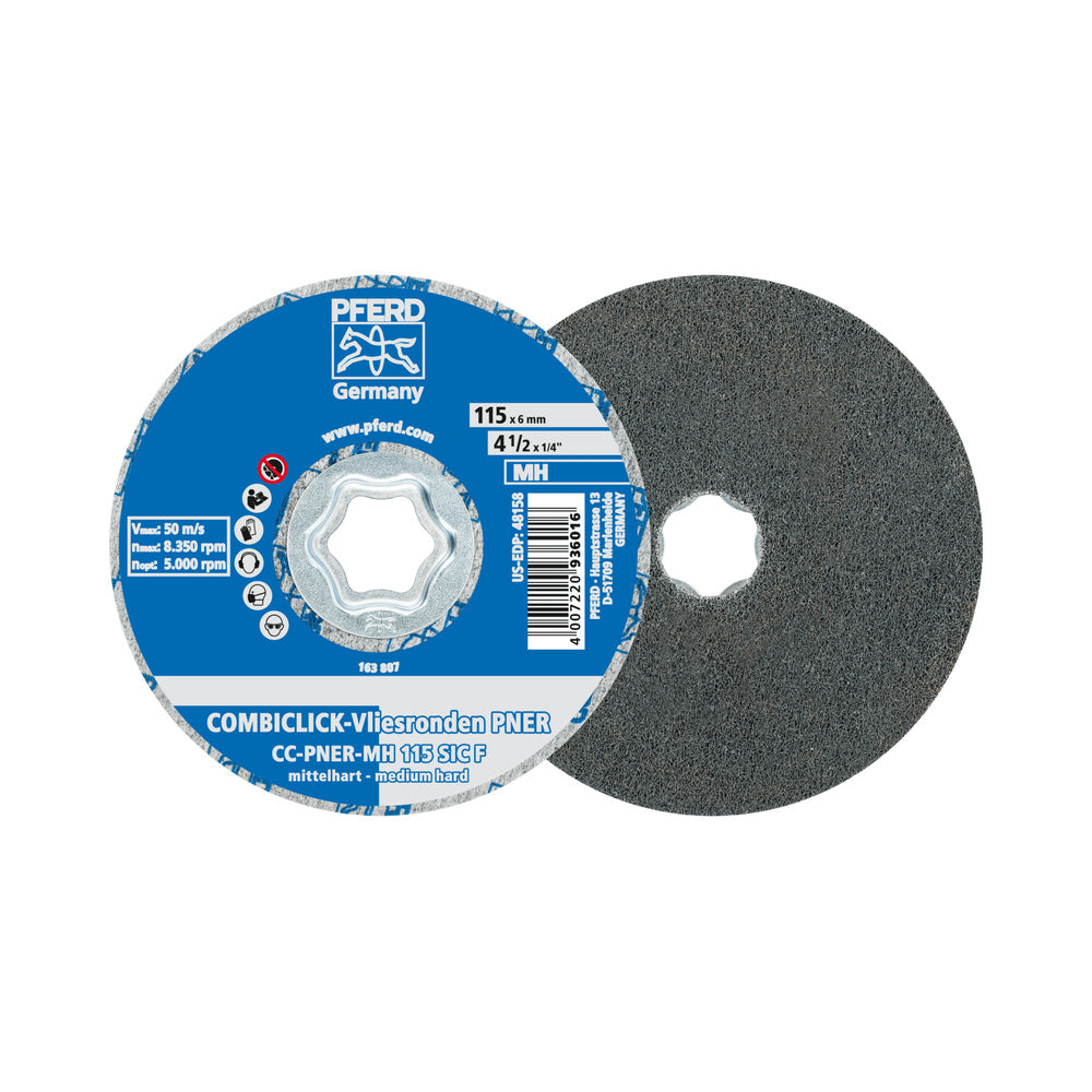 COMBICLICK pressed non-woven disc CC PNER dia. 115 mm medium-hard SIC_40108063_42002146