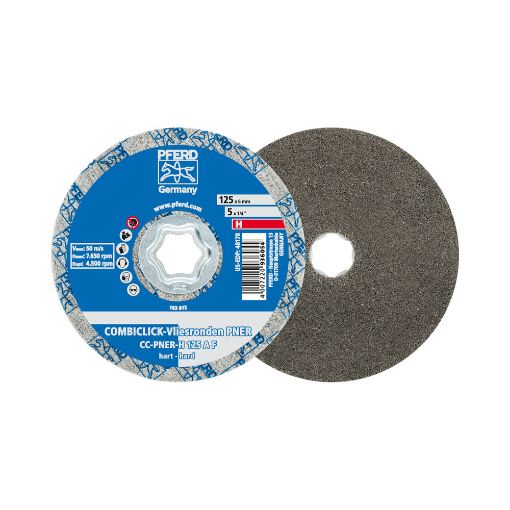 COMBICLICK pressed non-woven disc CC PNER dia. 125 mm hard A_40108065_42002192