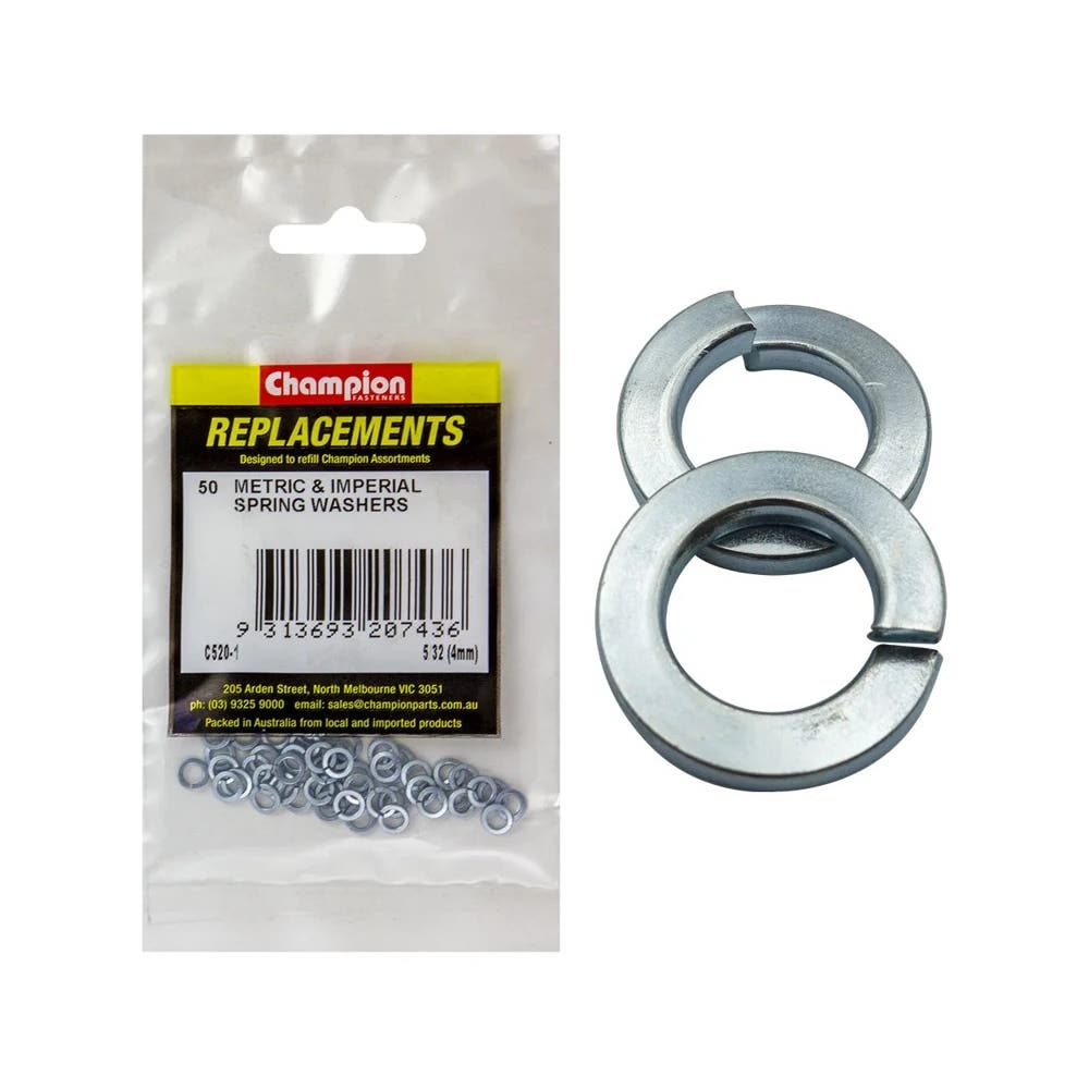 Grab Kit Refill - Washer Spring Zinc 5/32'' 4mm Pk 50_170330_C520-1