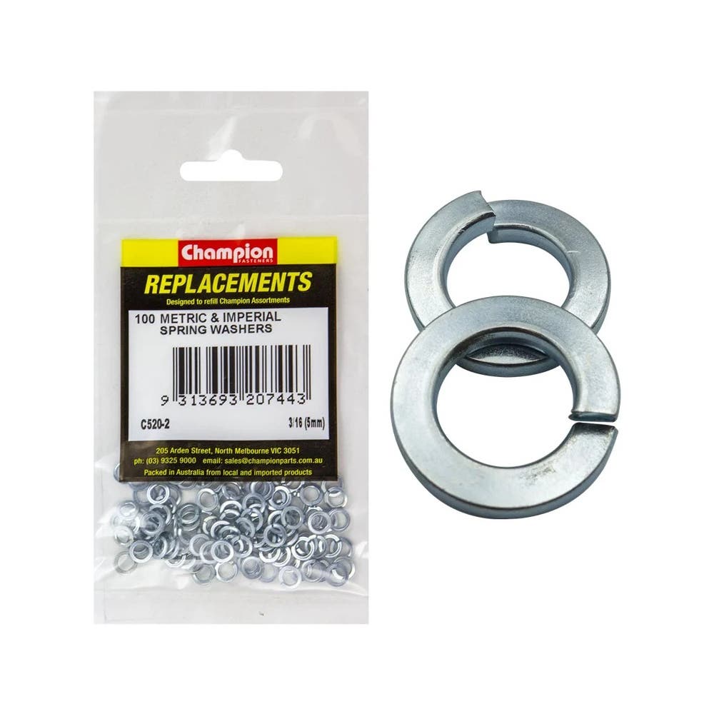 Grab Kit Refill - Washer Spring Zinc 3/16'' 5mm Pk 100_170333_C520-2
