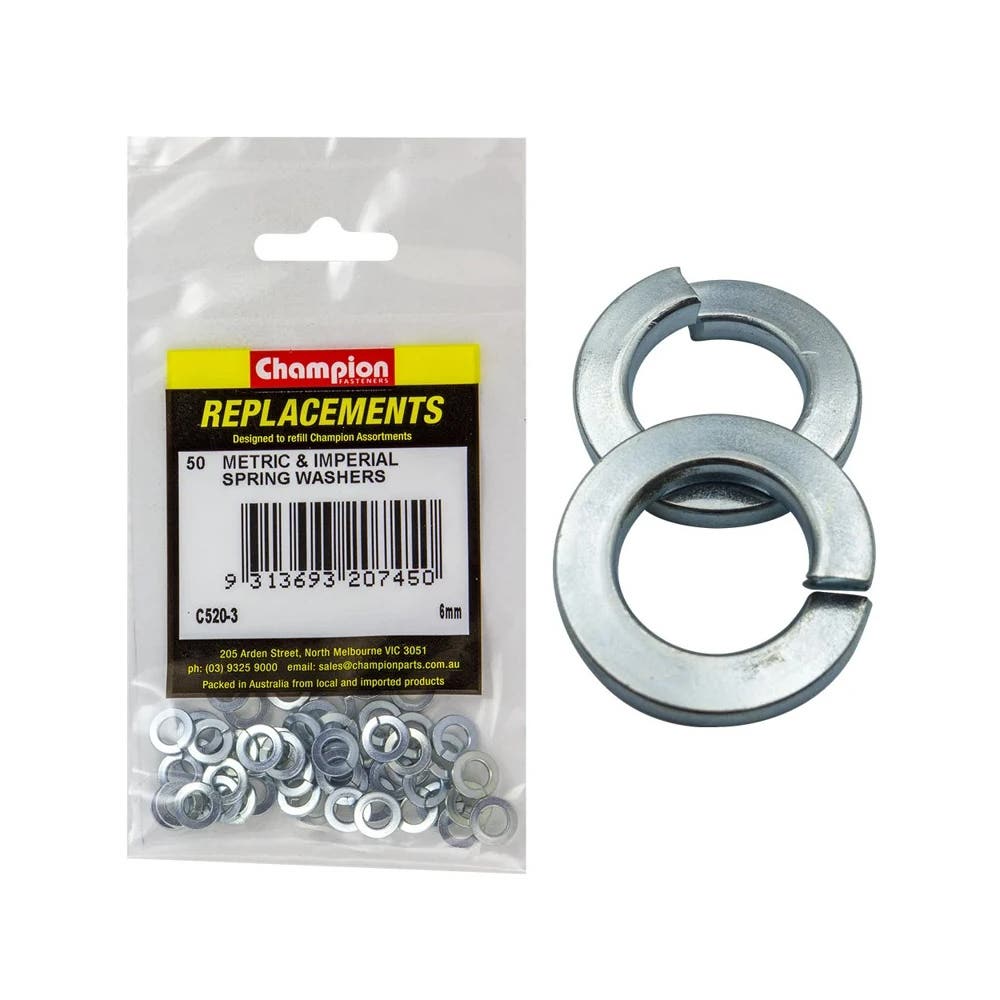 Grab Kit Refill - Washer Spring Zinc 6mm Pk 100_187867_C520-3