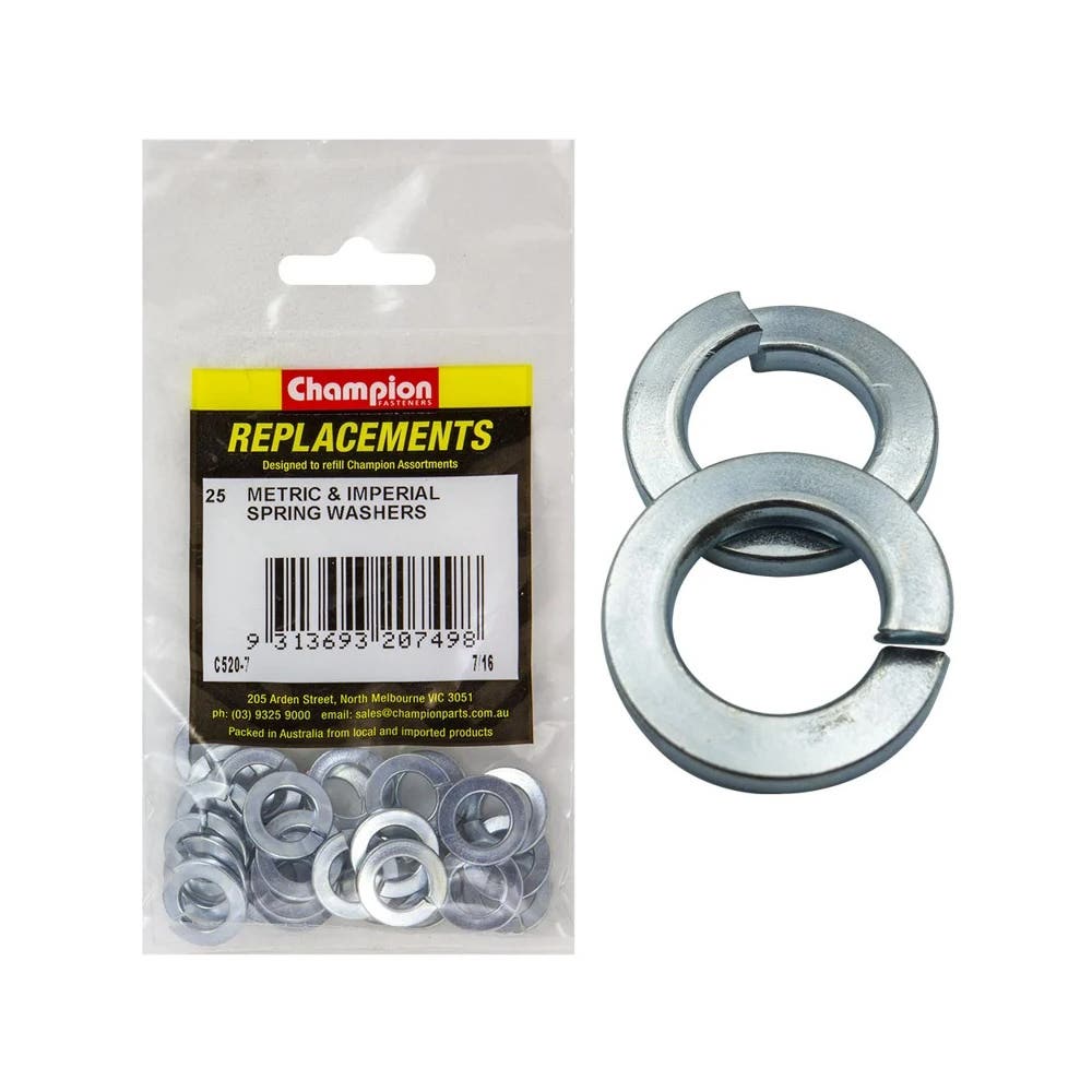 Grab Kit Refill - Washer Spring Zinc 7/16'' Pk 25_148681_C520-7