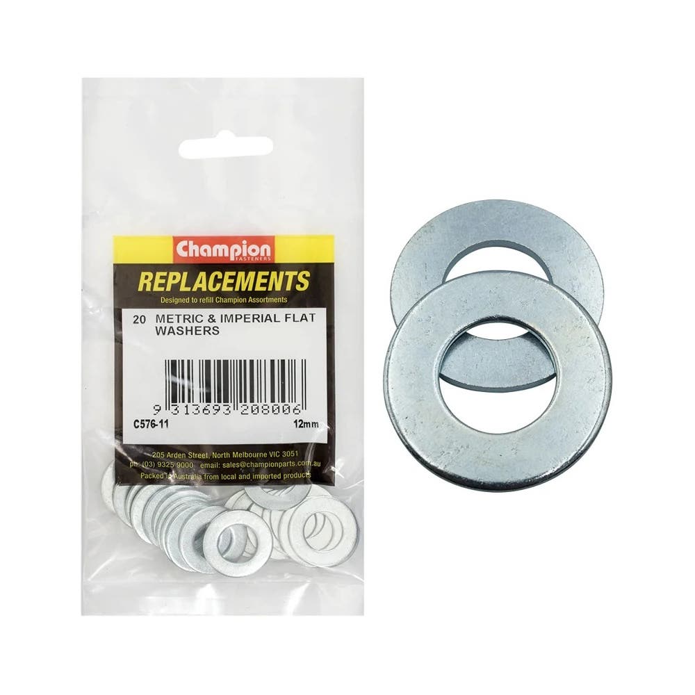 Grab Kit Refill - Washer Flat Zinc 12mm Pk 20_152579_C576-11