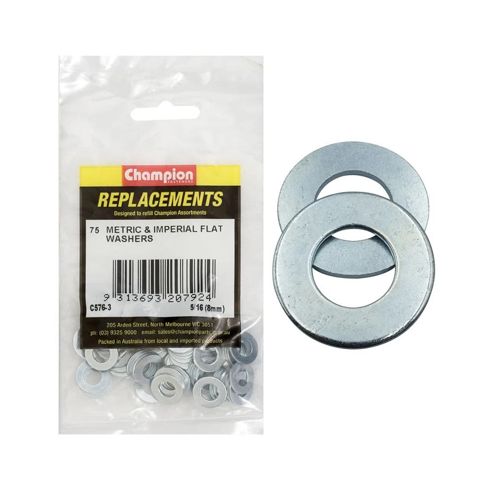Grab Kit Refill - Washer Flat Zinc 5/16'' Pk 75_129818_C576-3