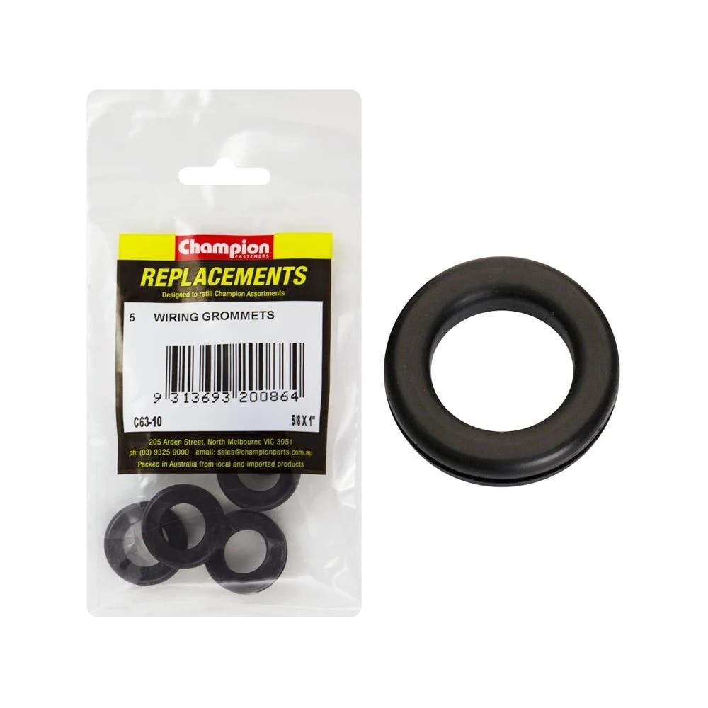 Grab Kit Refill - Grommet Wiring Rubber 5/8 x 1'' Pk 5_93290157_C63-10