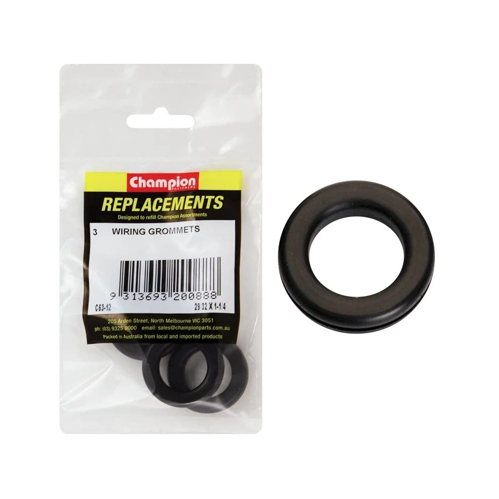 Grab Kit Refill - Grommet Wiring Rubber 29/32 x 1-1/4'' Pk 3_93290156_C63-12