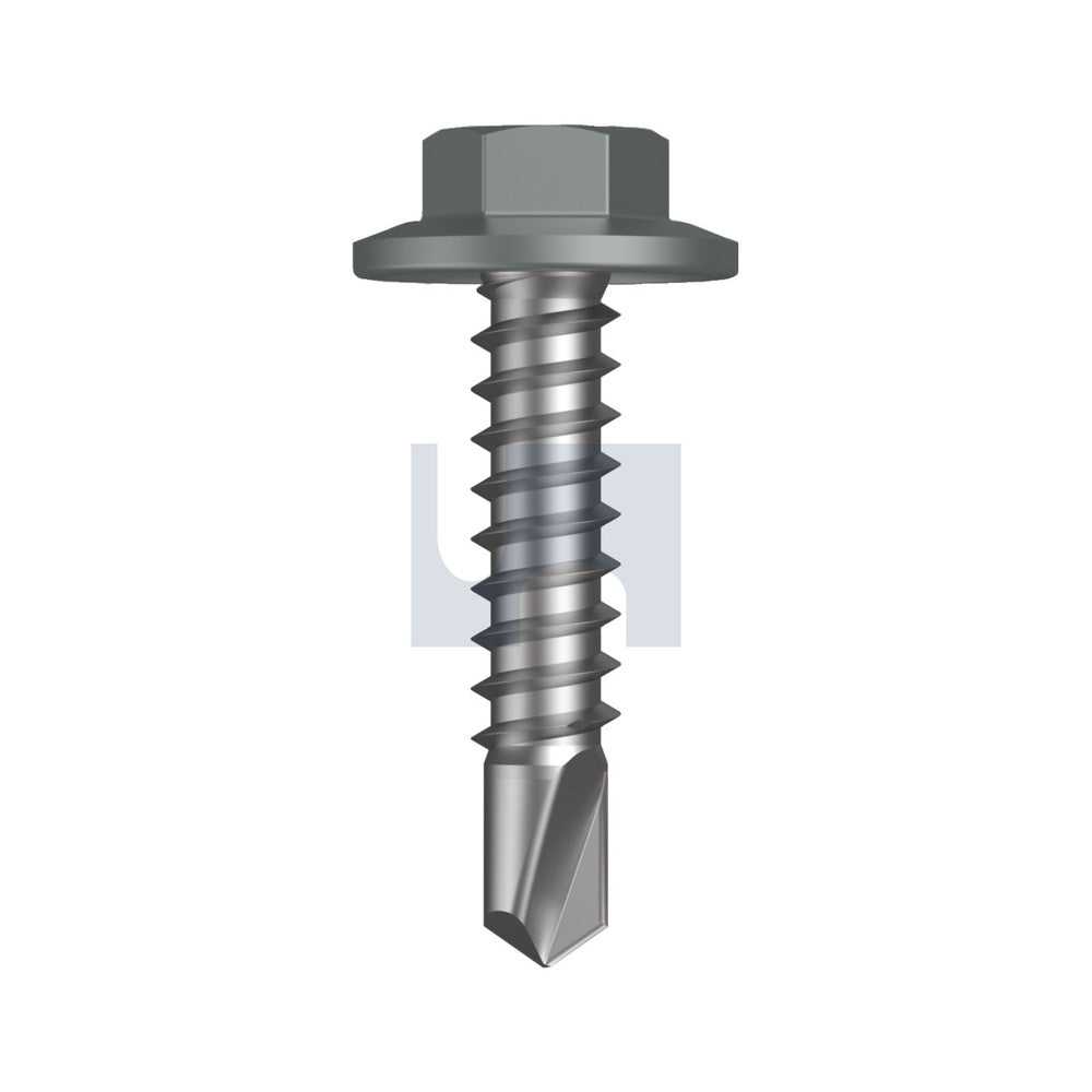 Metal Sds Flg Hex Hd Windspray (Smokey) -Cl4 As3566 #12-14 25 - Pk 1000_40096179_TWNM4FH1214025