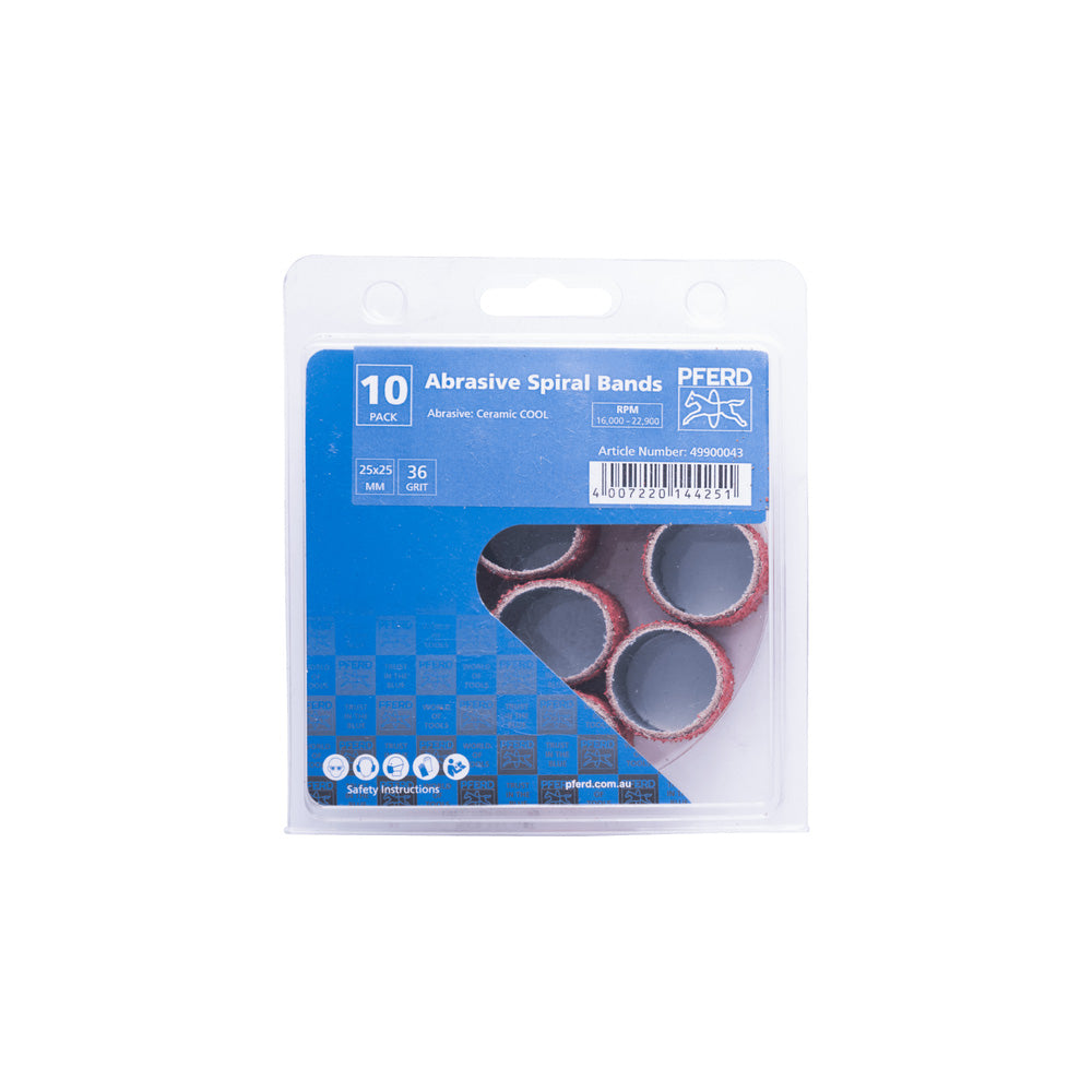 POS ceramic oxide grain abrasive spiral band GSB cylindr 25x25 mm CO-COOL3_40108515_49900043