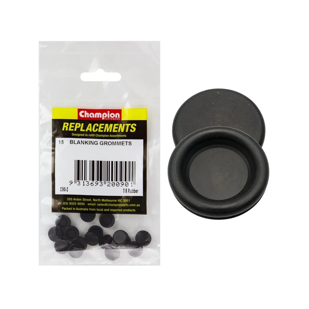 Grab Kit Refill - Grommet Blanking Rubber 3/8'' Pk 15_291238_C90-2
