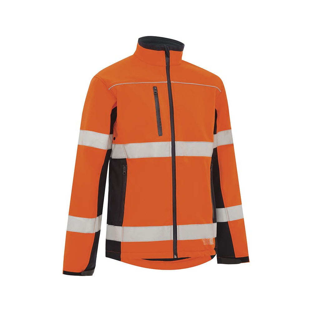 Jacket Biomotion Softshell Poly 310gsm Orange/Navy 6XL Workit_40113842_3018ON6XL