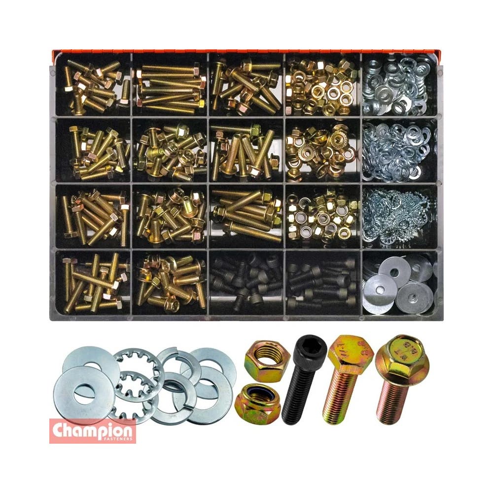 Grab Kit Bolt + Nut 8mm 508 Piece Champion CA2208_194821_CA2208
