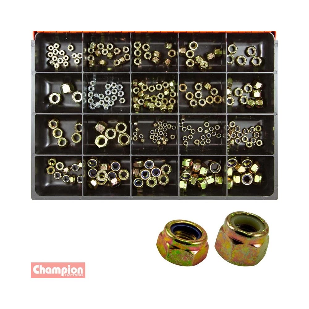 Grab Kit Nylon Inserted Self-locking Nuts 20 Sizes CA2790_232450_CA2790