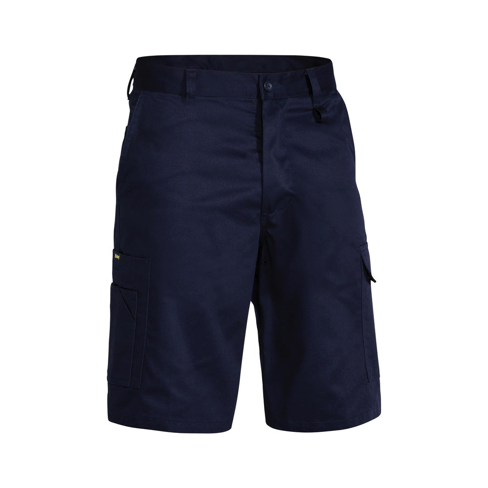 Shorts 107R Navy Cotton Drill 240gsm Utility Vent Bisley_36002499_BSH1999_BPCTR07