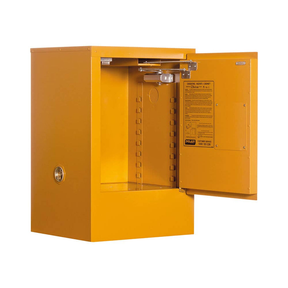 Class 4 Dangerous Goods DG Storage Cabinet 1 Door 1 Shelf 30L – ATOM