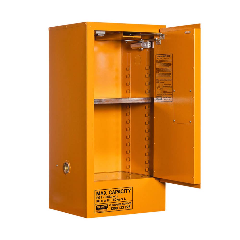 Oxidising Agent DG Storage Cabinet 1 Door 2 Shelf 60L 40040679 5517AOA