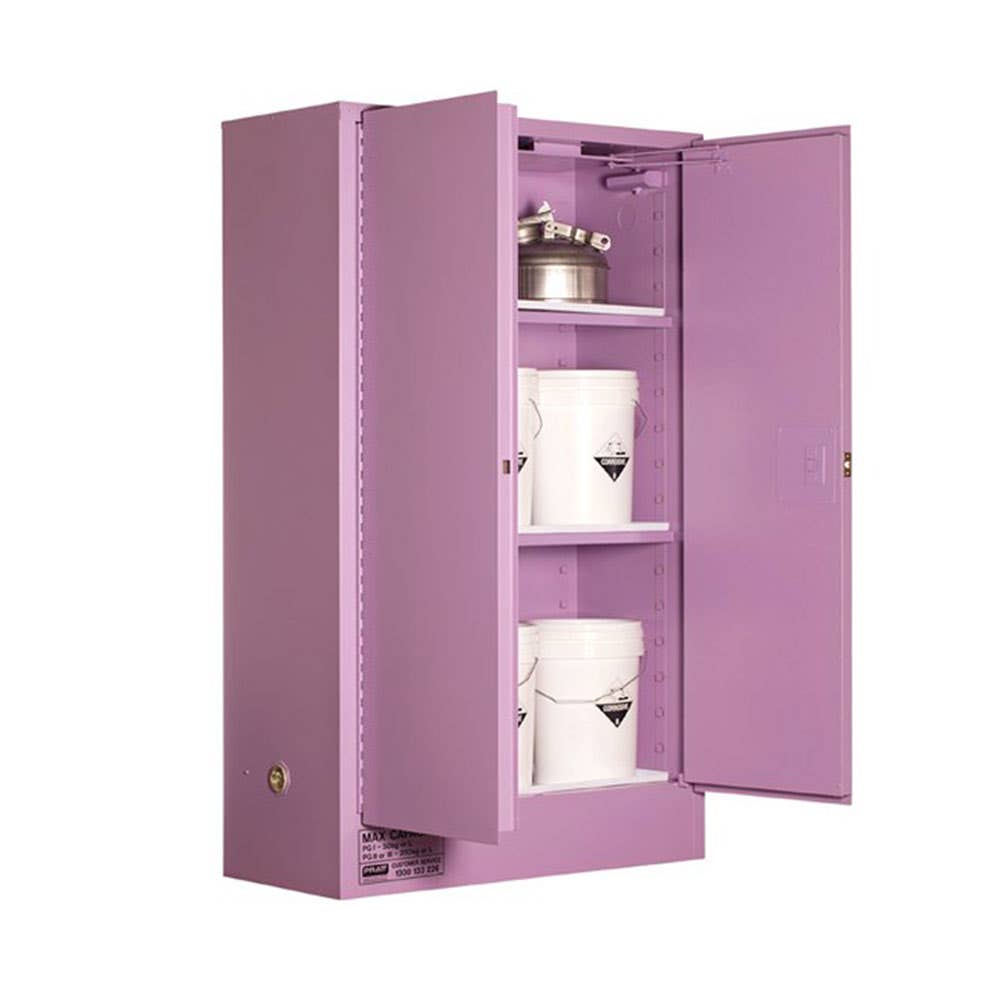 Corrosive Substances DG Storage Cabinet 2 Door 3 Shelf 250L 40040677 5545ASPH