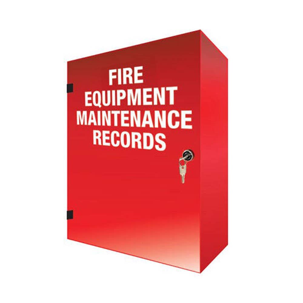 Fire Equipment Maintenance Records Cabinet 521363 A5735