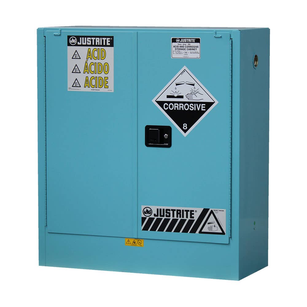 Corrosive Substances Storage Cabinet Double Doors 2 Shelves 160L 90160964 AU25302B