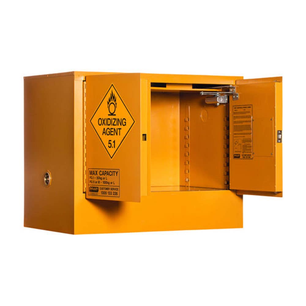 Oxidising Agents Class 5.1 Storage Cabinet 1 Shelf 100L 40015363 5535AOA
